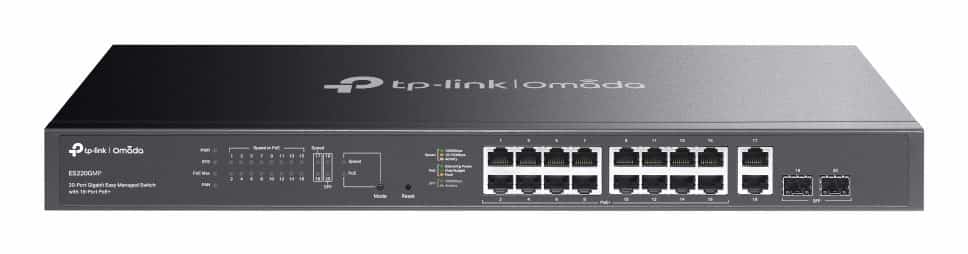 Switch TP-LINK ES220GMP 2 Wentylatory