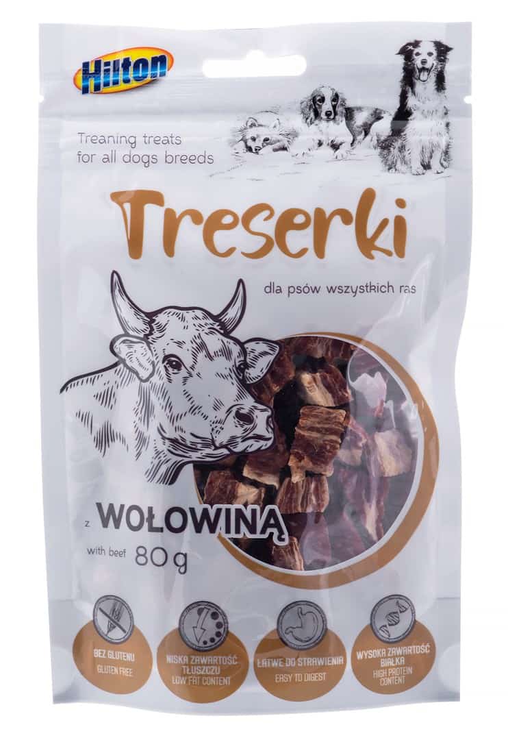 HILTON Treserki mięsne z wołowinę 80 g