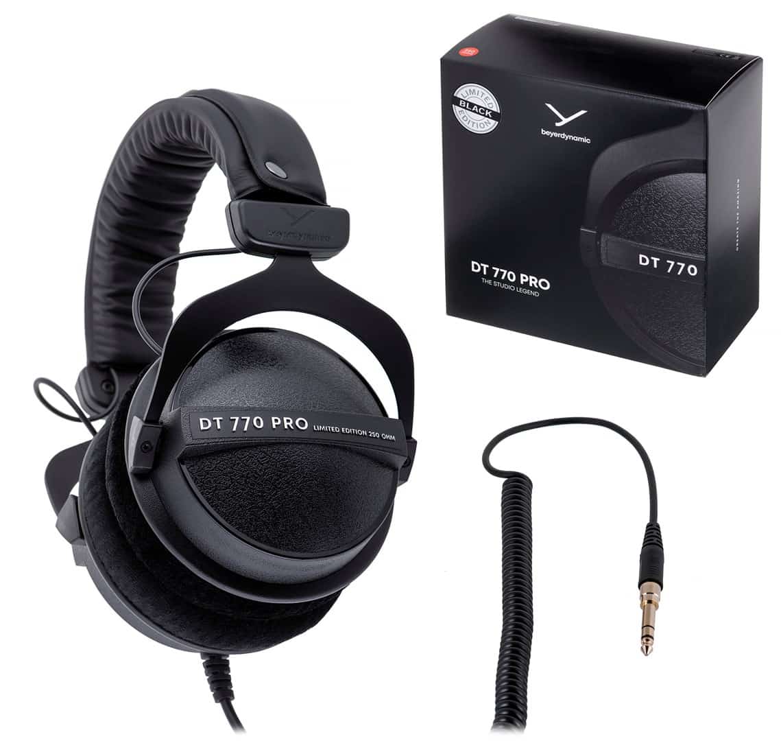 Beyerdynamic DT 770 PRO 250 OHM BLACK - Słuchawki studyjne