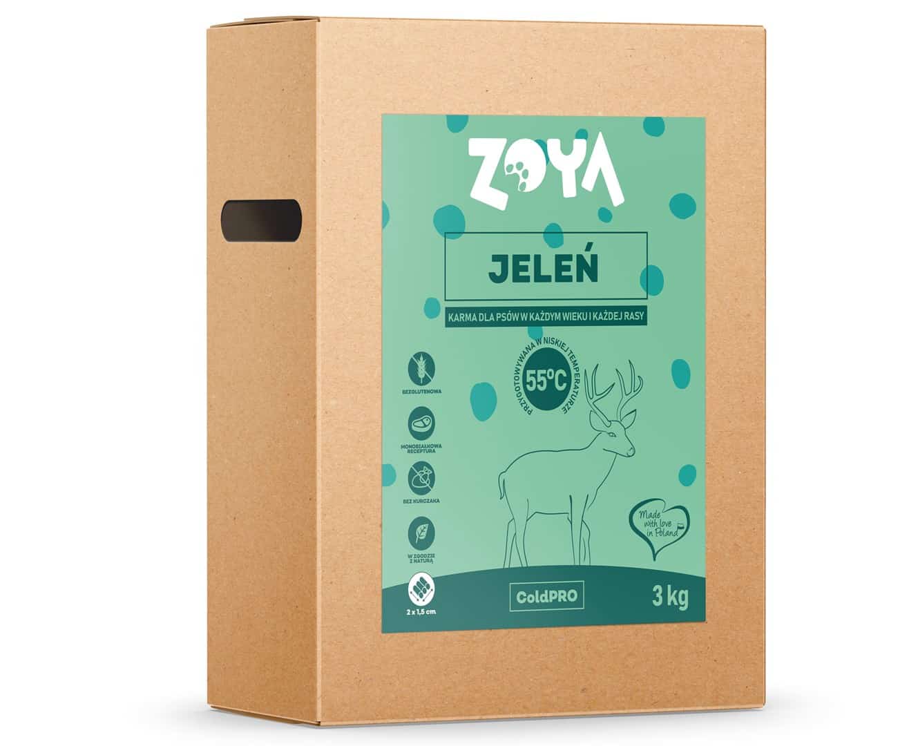 ZOYA COLDPRO Jeleń sucha karma 3kg