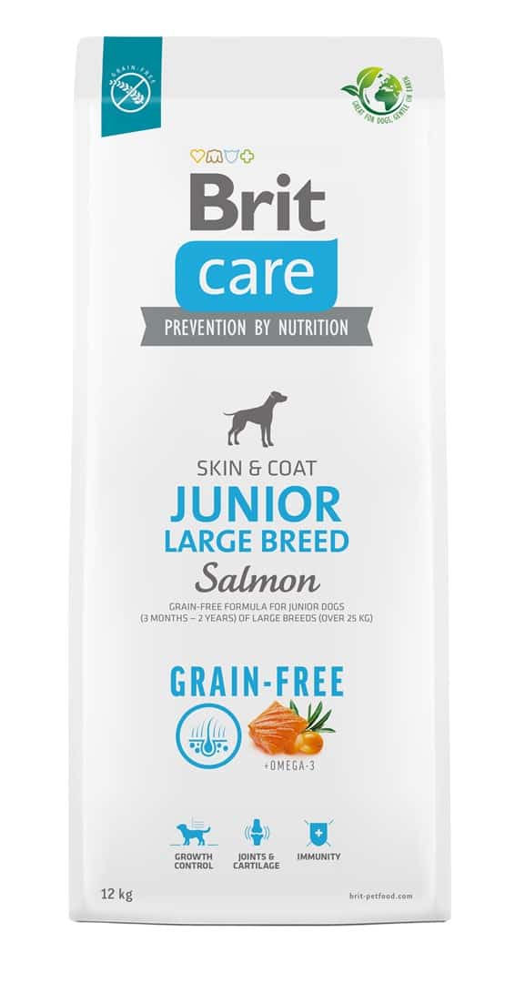 BRIT Care Grain-Free Junior Large Breed Salmon - 12 kg