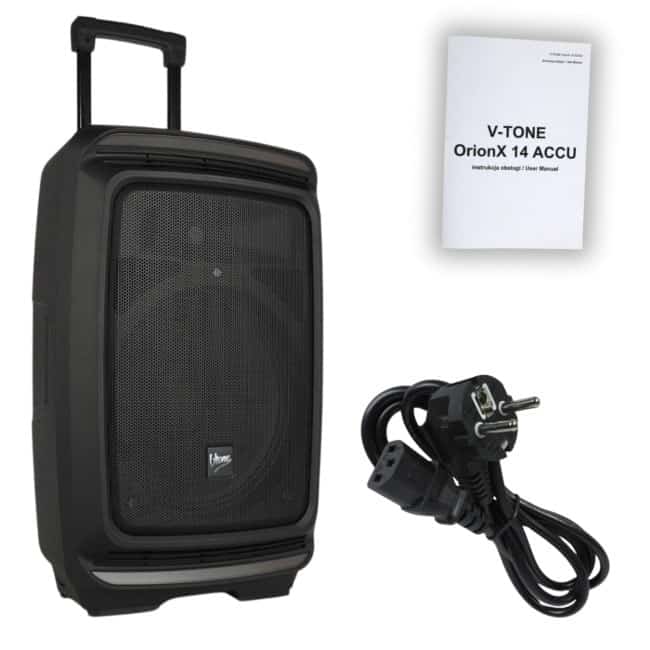 Kolumna aktywna V-TONE OrionX 14 ACCU - czarna