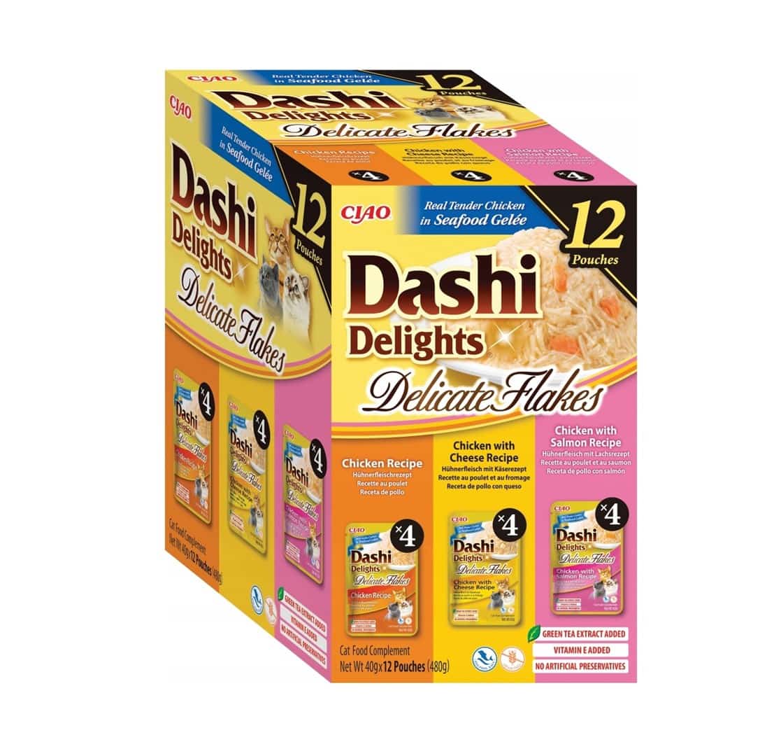 INABA CAT D.D. DELICATE FLAKES 12x40g Saszetka