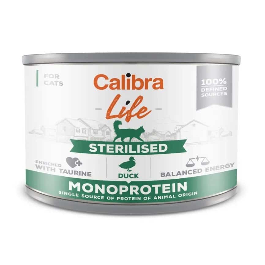 CALIBRA CAT life Sterylizowany Kaczka 200g