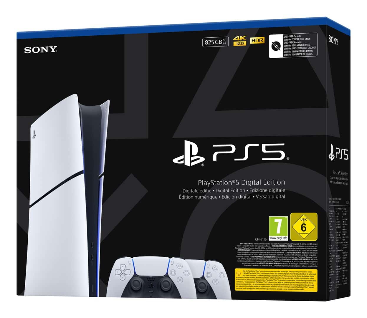 Konsola PlayStation 5 Slim Digital z kontrolerem DualSense