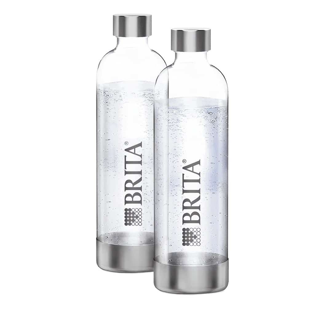 Butelka Brita SodaOne (2szt) - Przezroczysta, Srebrna