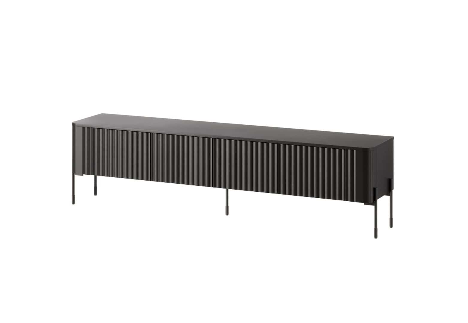 Szafka RTV VERA 190x40x50 czarny mat