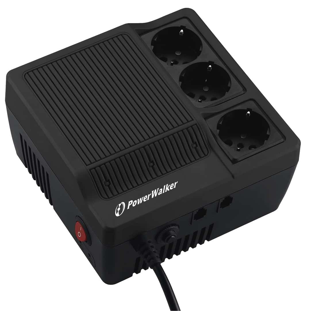 Regulator napięcia AVR POWER WALKER AVR1000 - Czarny