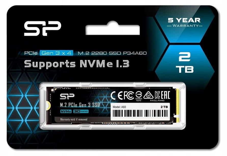 Dysk SSD Silicon Power Ace A60 2048GB PCIe NVMe