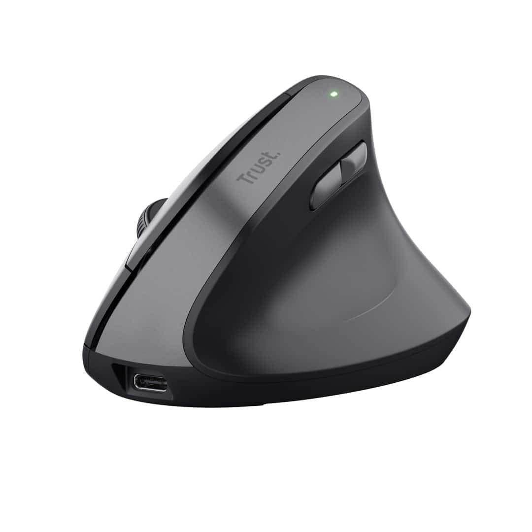 Mysz ergonomiczna TRUST BAYO II bezprzewodowa czarna