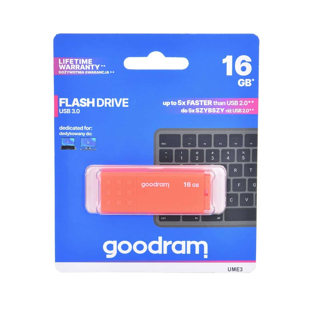 Pendrive GoodRam UME3 USB 3.0 Pomarańczowy