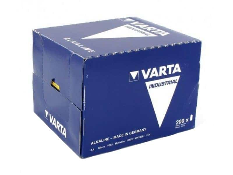 VARTA BATERIA ALKALICZNA LR6 AA INDUSTRIAL 10 SZT