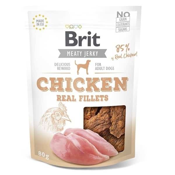BRIT Jerky Chicken Real Fillets 80 g