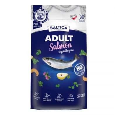 BALTICA EXCELLENT Adult Salmon 3kg - Sucha Karm dla Psa