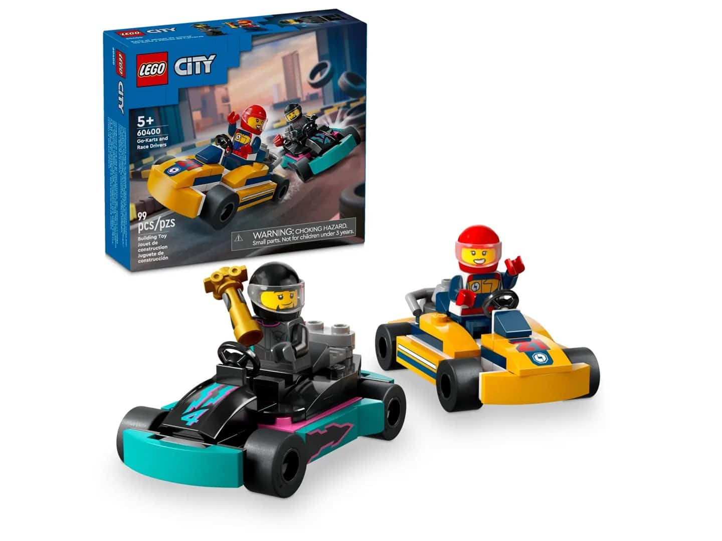 LEGO City 60400 - Gokarty i kierowcy