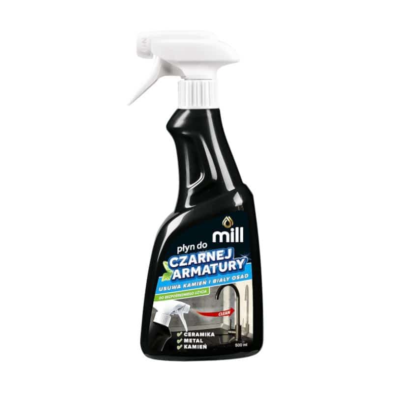 MILL Clean 500 ml - czystość czarnej armatury