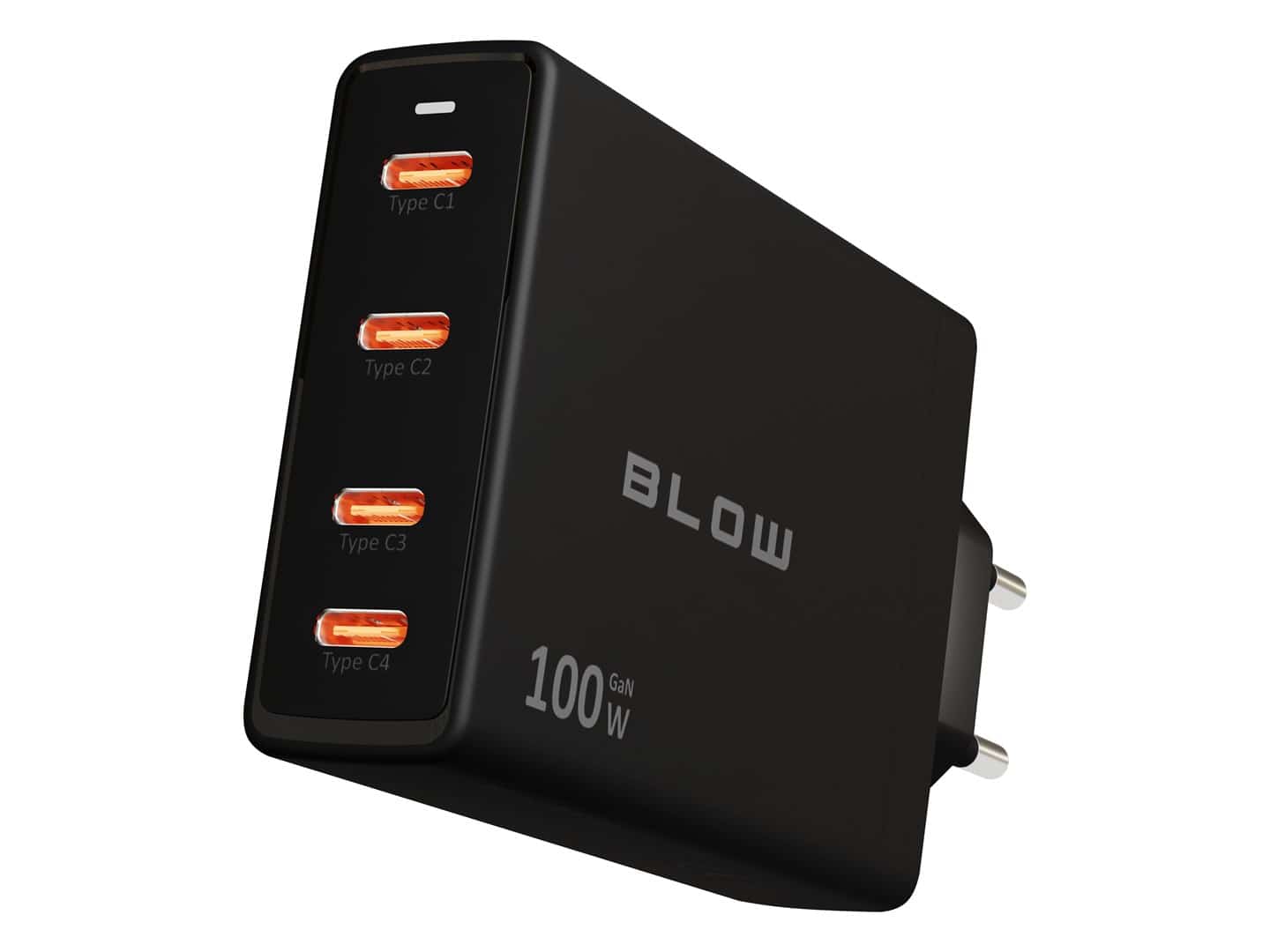 Ładowarka sieciowa BLOW USB-C PD 100W, czarna