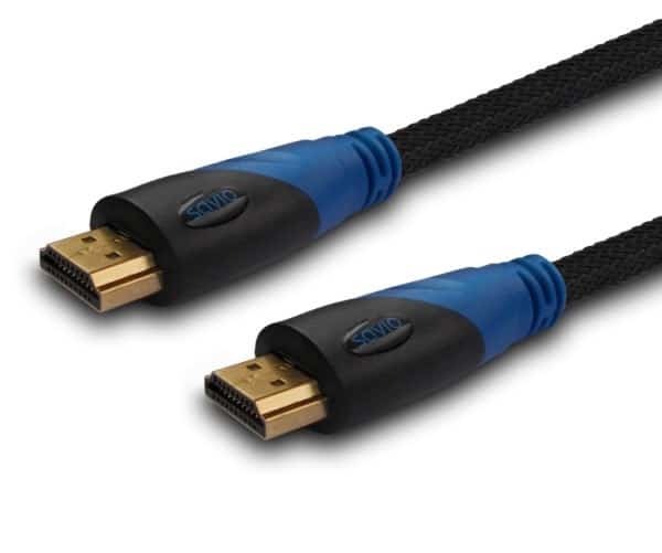 Kabel HDMI SAVIO CL-48 - HDMI, czarny