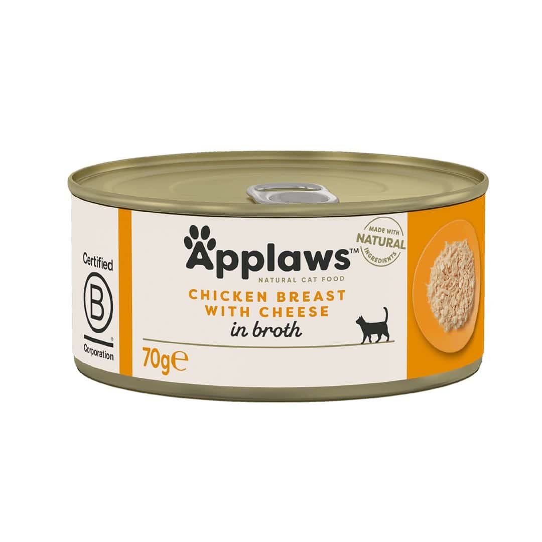APPLAWS Natural Cat Food Kurczak z serem 70g