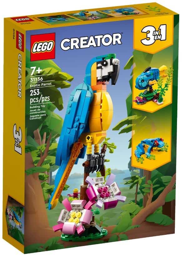 LEGO Creator 3w1 - Egzotyczna papuga 31136