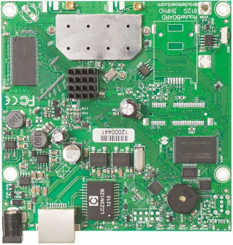 RouterBOARD Mikrotik RB911G-5HPnD - Płyta główna