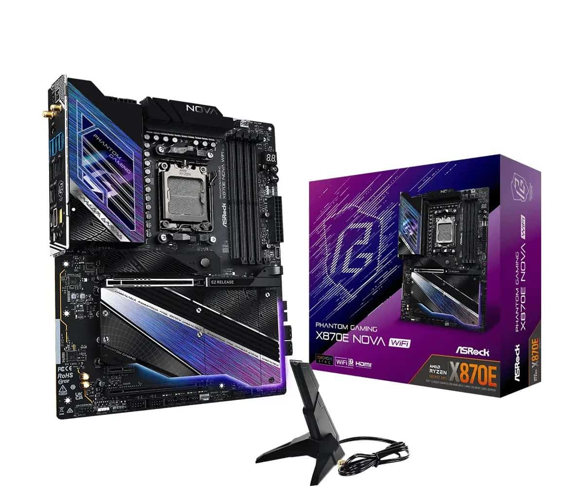 Płyta główna ASRock X870E Nova WiFi Socket AM5