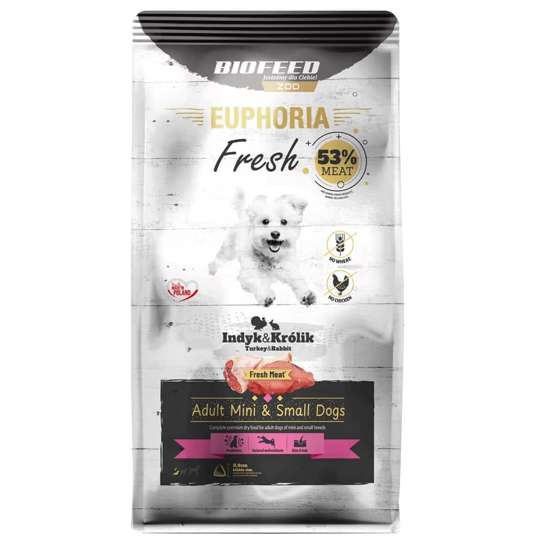BIOFEED Euphoria Fresh Meat Indyk i Królik 8kg