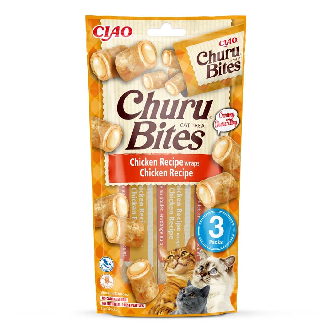 INABA Churu Bites Wrapy z kurczakiem - 3x10 g