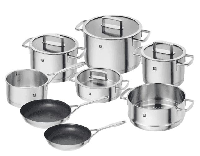 Zestaw 8 naczyń ZWILLING Vitality 66460-014-0 do gotowania i smażenia
