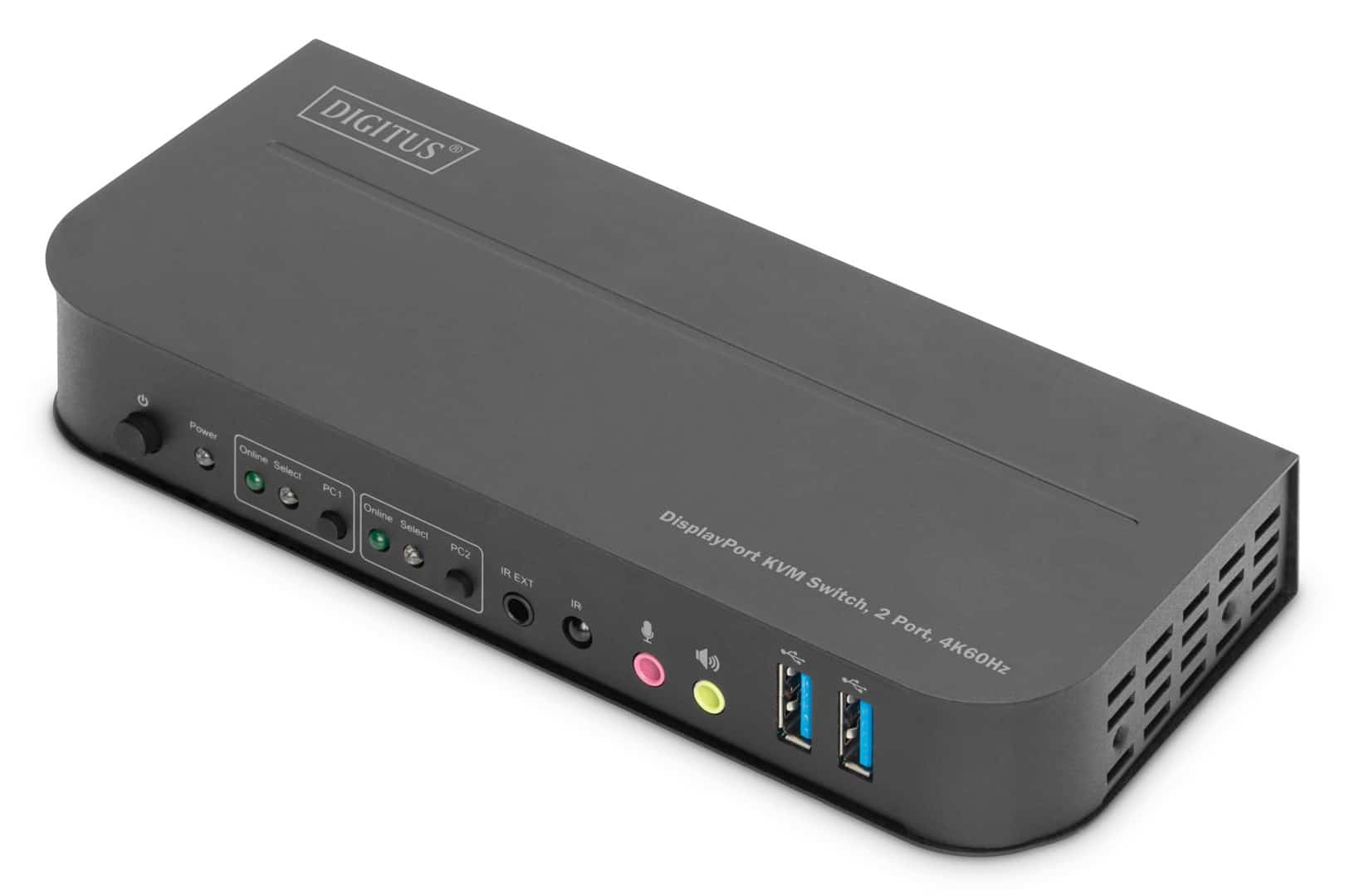 Digitus Przełącznik KVM 2-portowy 4K 60 Hz