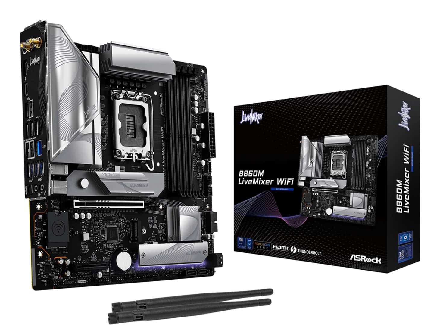 Płyta główna ASRock B860M LiveMixer WiFi Socket 1851