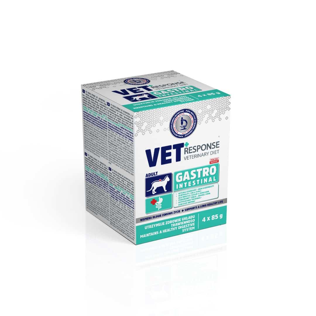 VET RESPONSE GASTROINTESTINAL 4x85 g - Dla kota