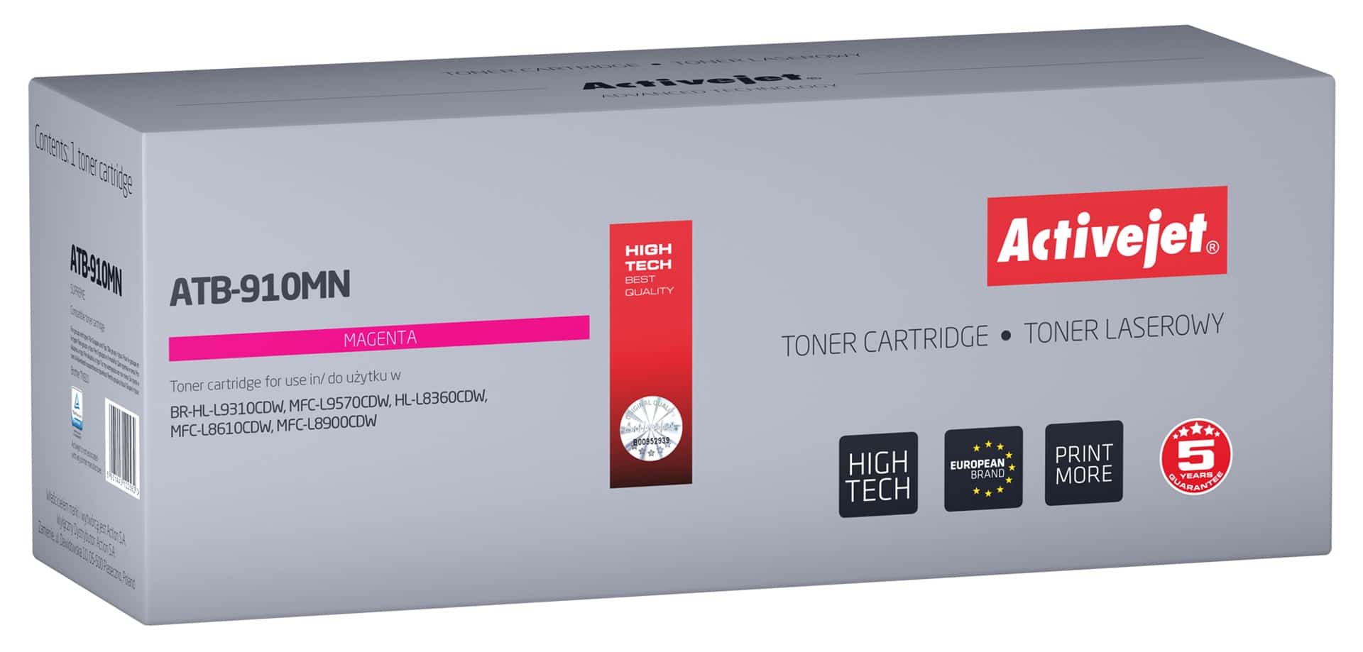 Activejet ATB-910MN Toner - Zamiennik Brother TN910M