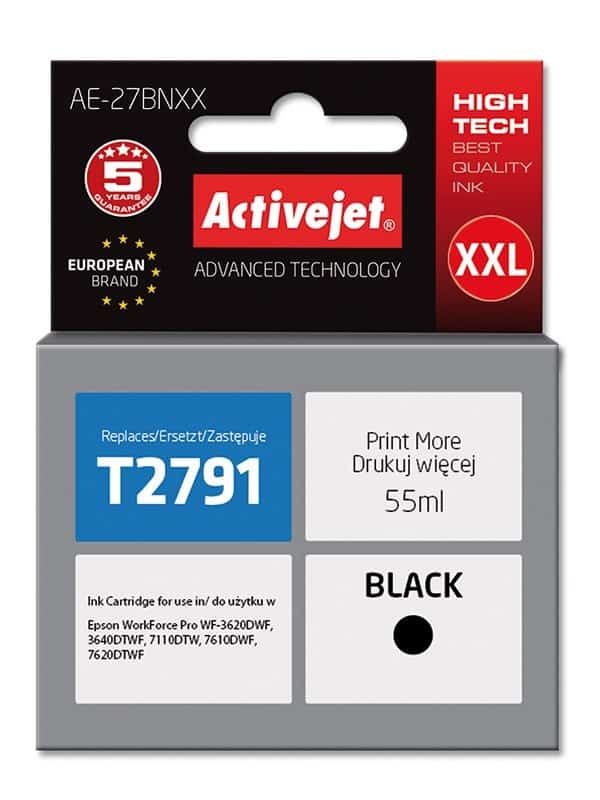 Activejet AE-27BNXX Tusz 55ml czarny dla Epson