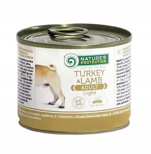 Nature's Protection Dog Adult Light Indyk&Jagnięcina 200g