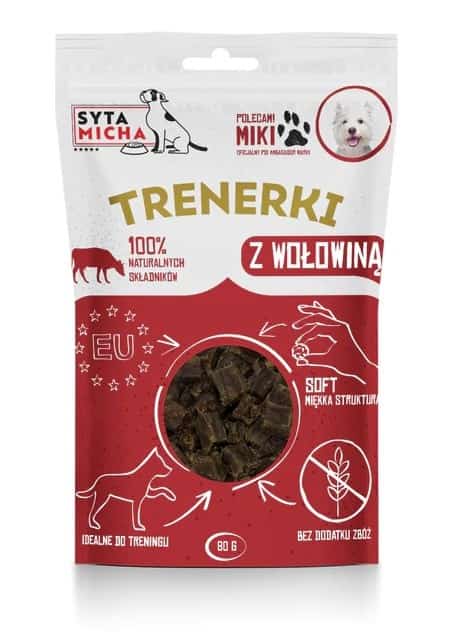 Syta Micha Trenerki z wołowiną - 80g