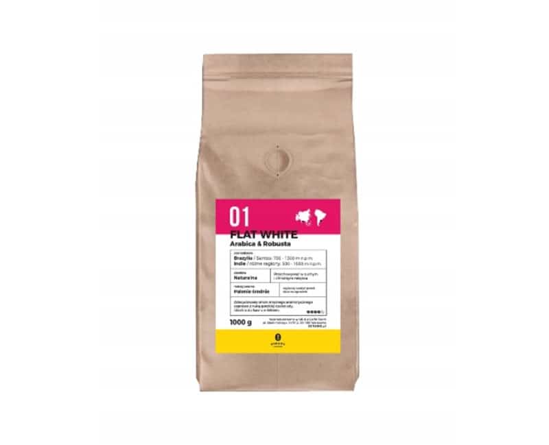 Kawa palona ziarnista 8Grams Flat White 1kg