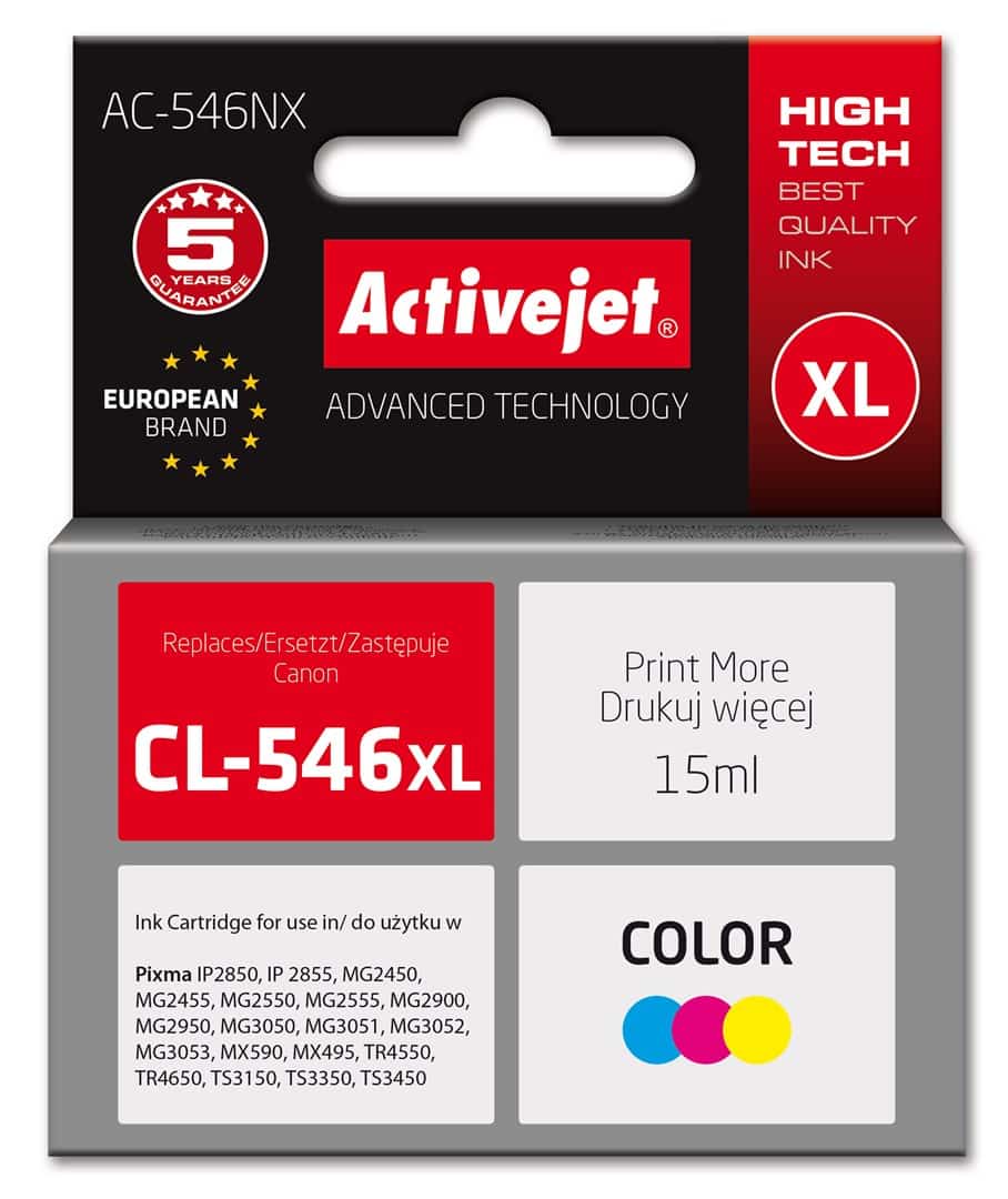 Activejet AC-546NX Tusz Zamiennik Canon CL-546XL