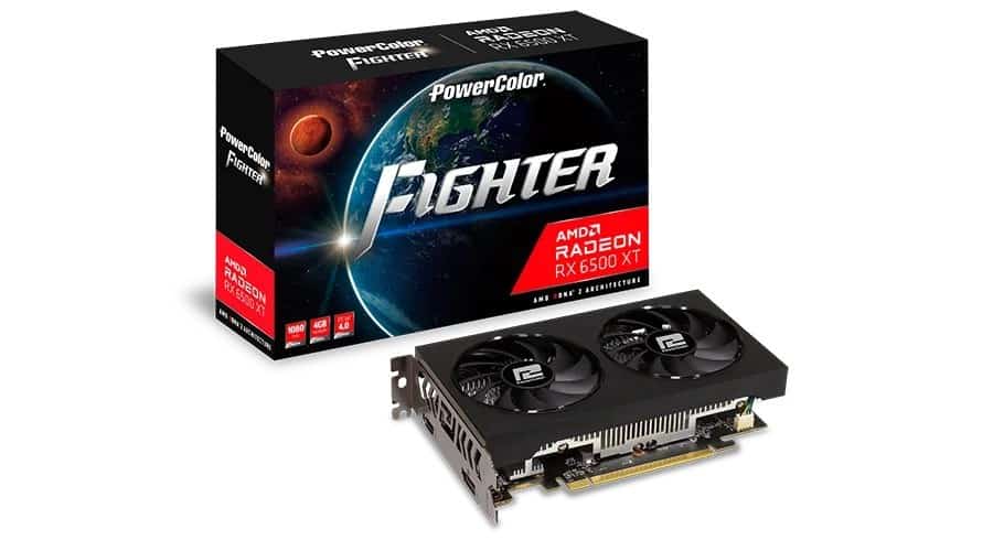 Karta graf. PowerColor Radeon RX 6500 XT 4GB