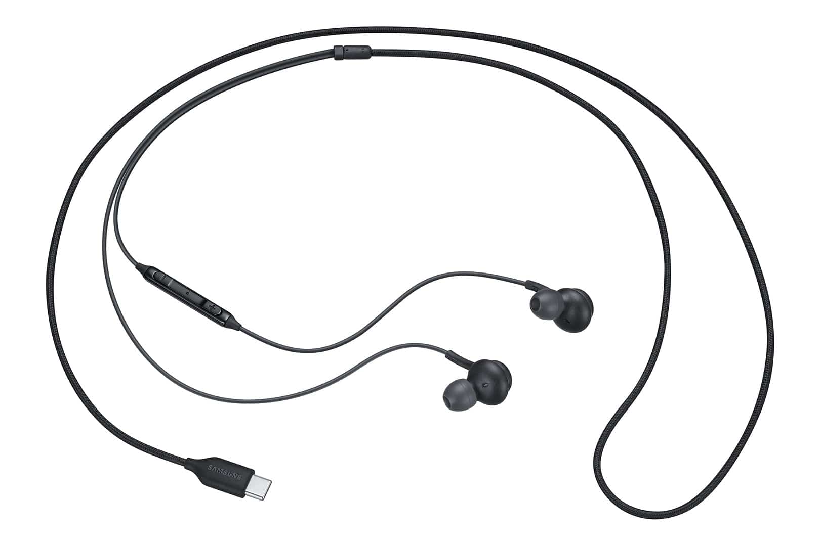 Samsung Słuchawki dokanałowe Stereo Type C Black