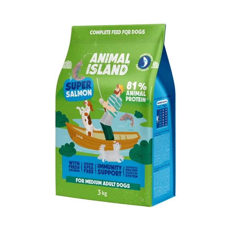 ANIMAL ISLAND Łosoś - Karma sucha 3kg