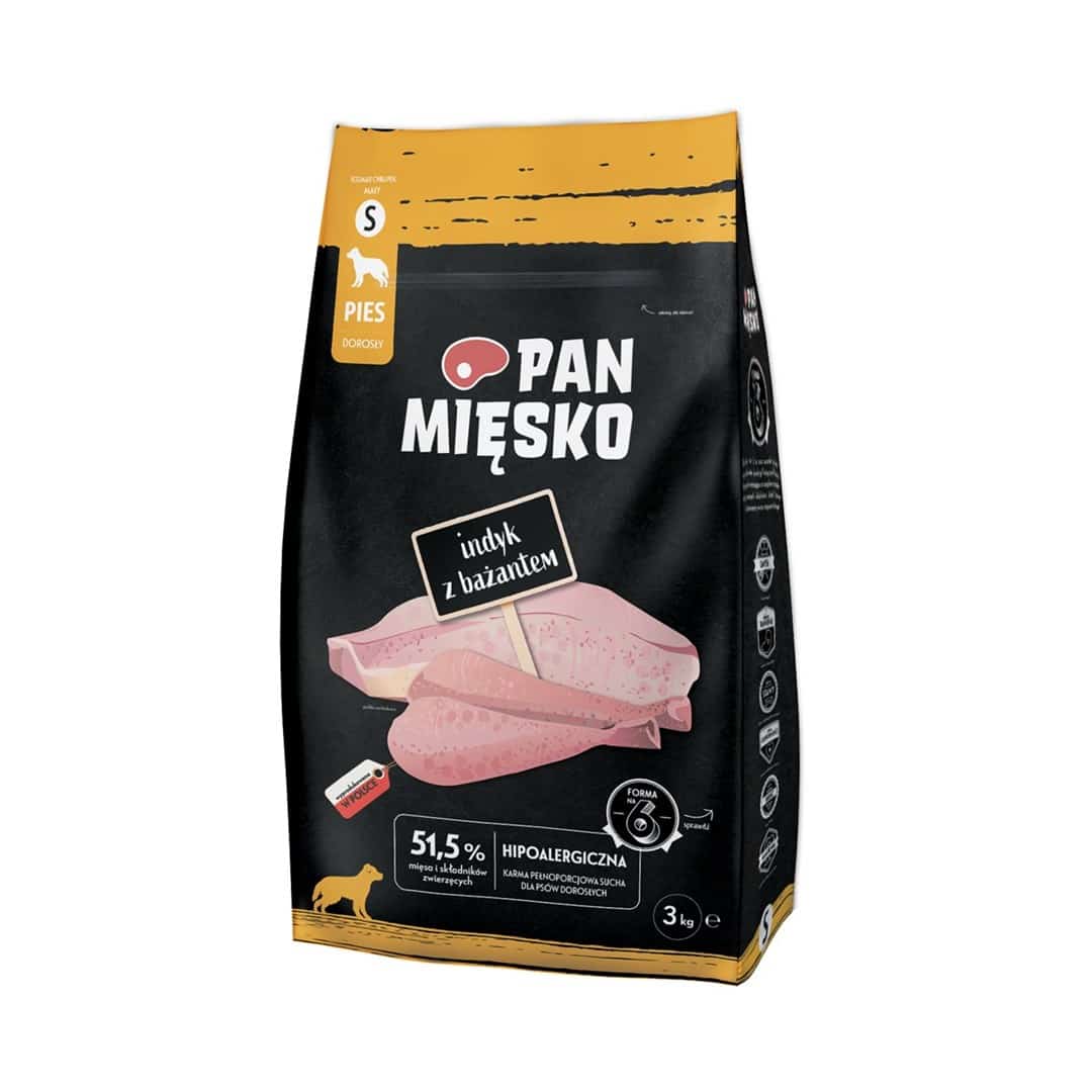 Pan Mięsko Indyk z Bażantem 3kg