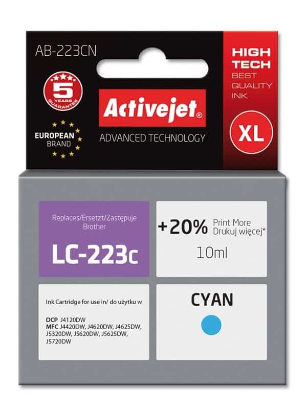 Tusz Kompatybilny Activejet AB-223CN dla Brother MFC