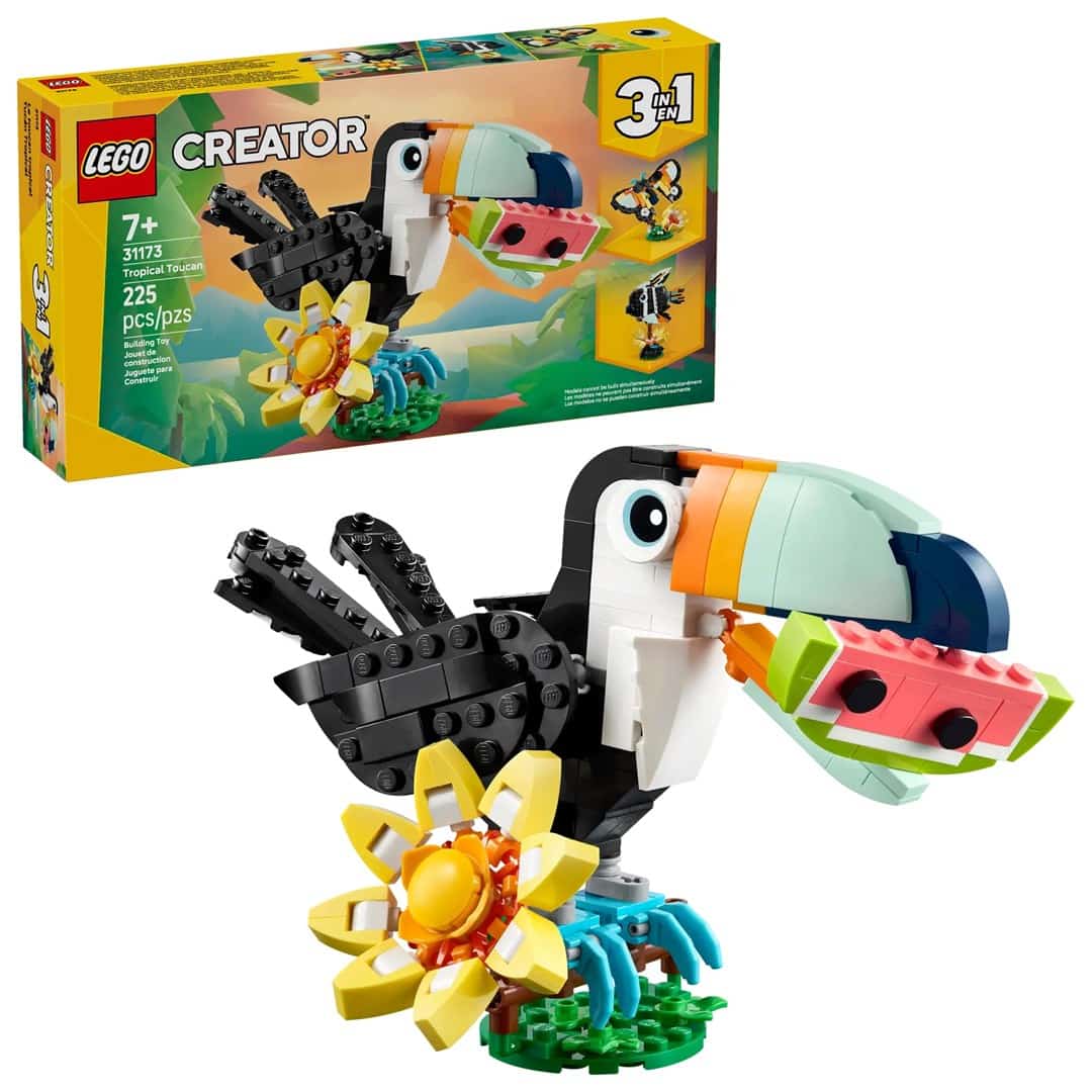 Zestaw LEGO Creator 3w1 - Tropikalny tukan