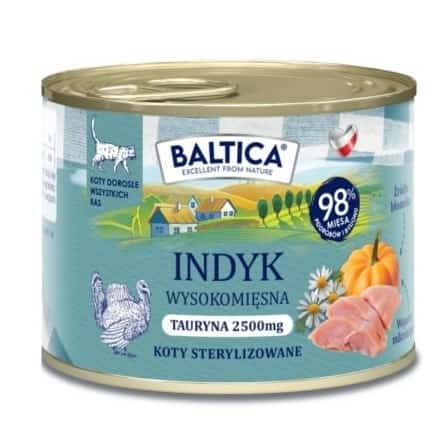 BALTICA SMAKI REGIONÓW Kot dorosły Indyk 185g