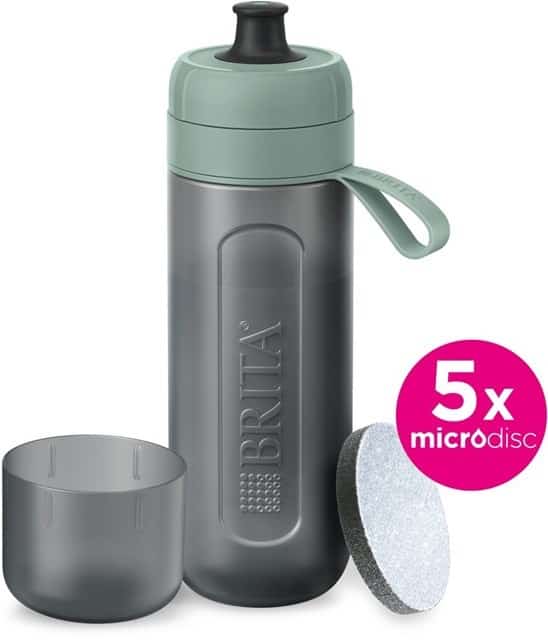 Butelka filtrująca Brita Active + 5 filtrów MicroDisc (zielona)