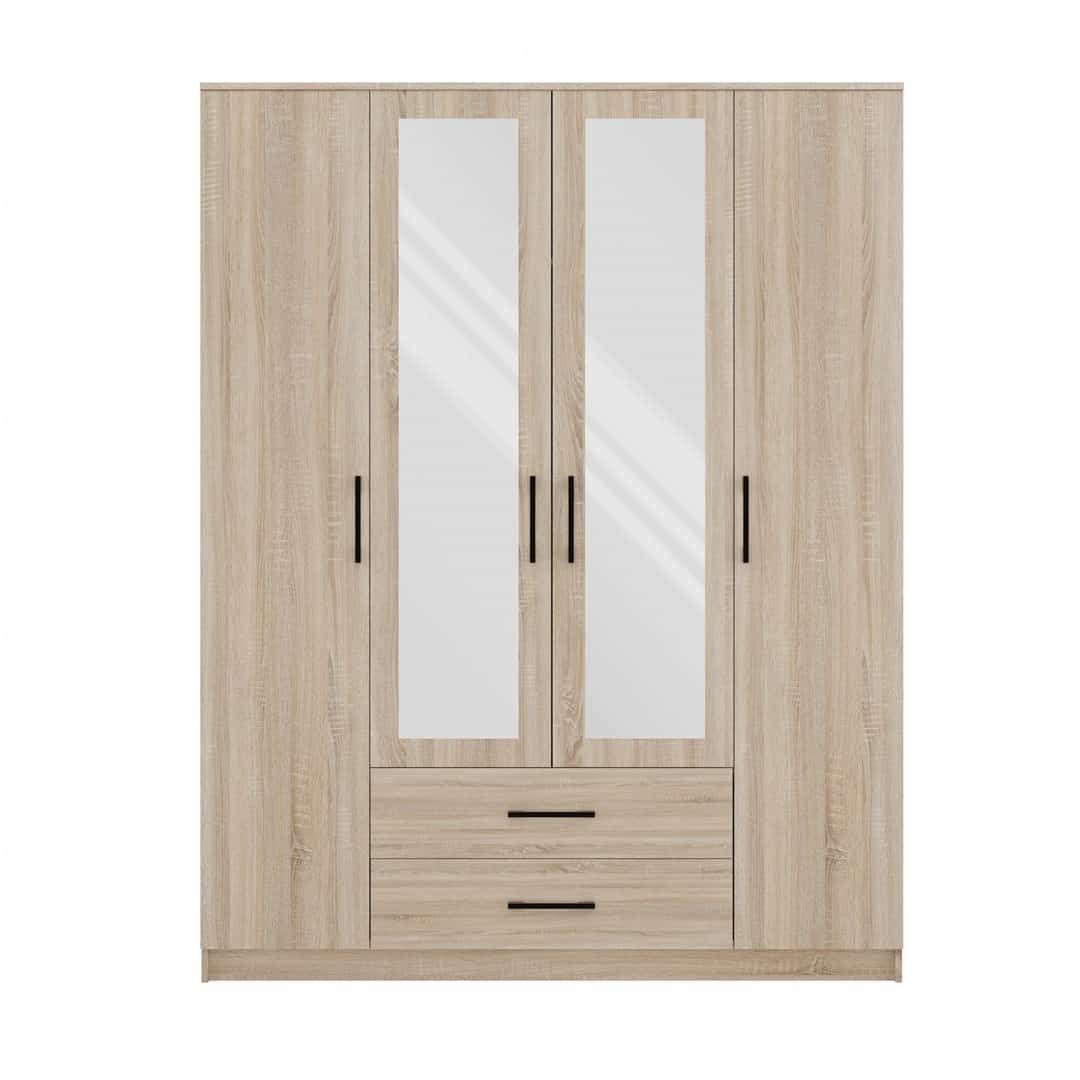 SZAFA ROMANA 160X205 SONOMA Z LUSTREM