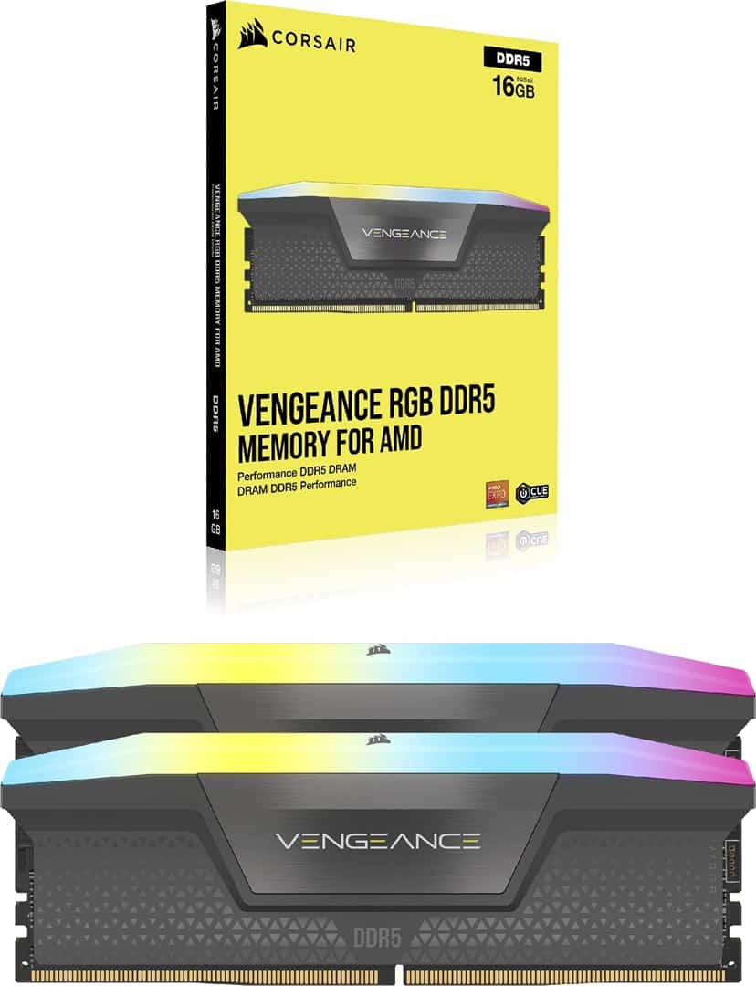 Pamięć DIMM Corsair VENGEANCE RGB 32GB DDR5 6000MHz CL36