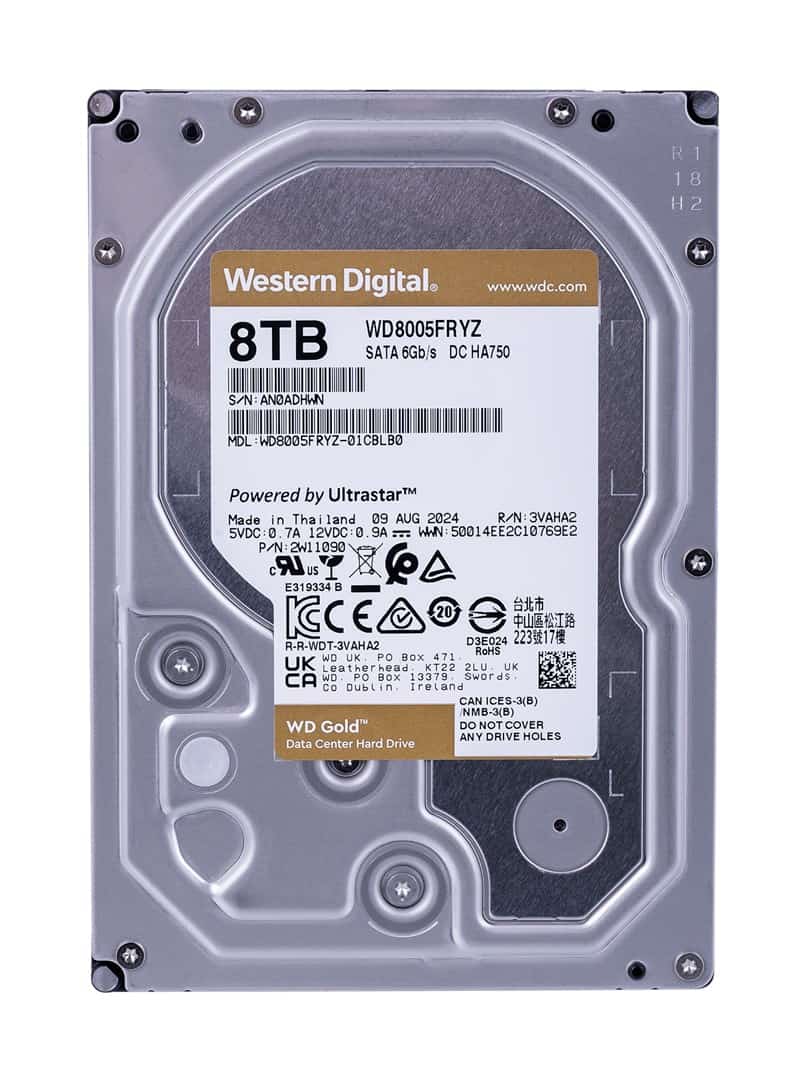 Dysk twardy Enterprise HDD WD Gold DC750 750GB SATA