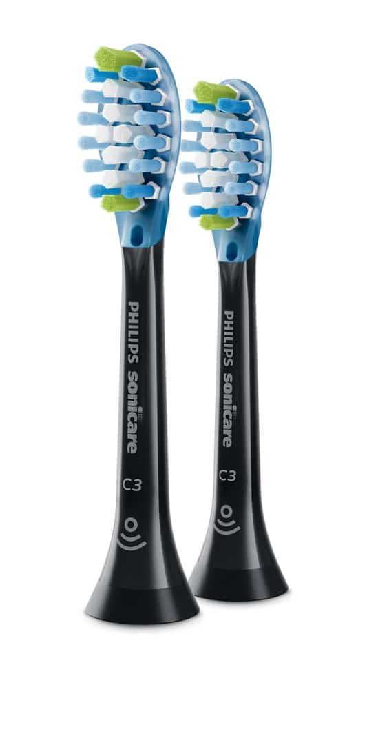 Główka szczoteczki PHILIPS HX9042/88 Sonicare, 2 szt., czarne, średnia sztywność
